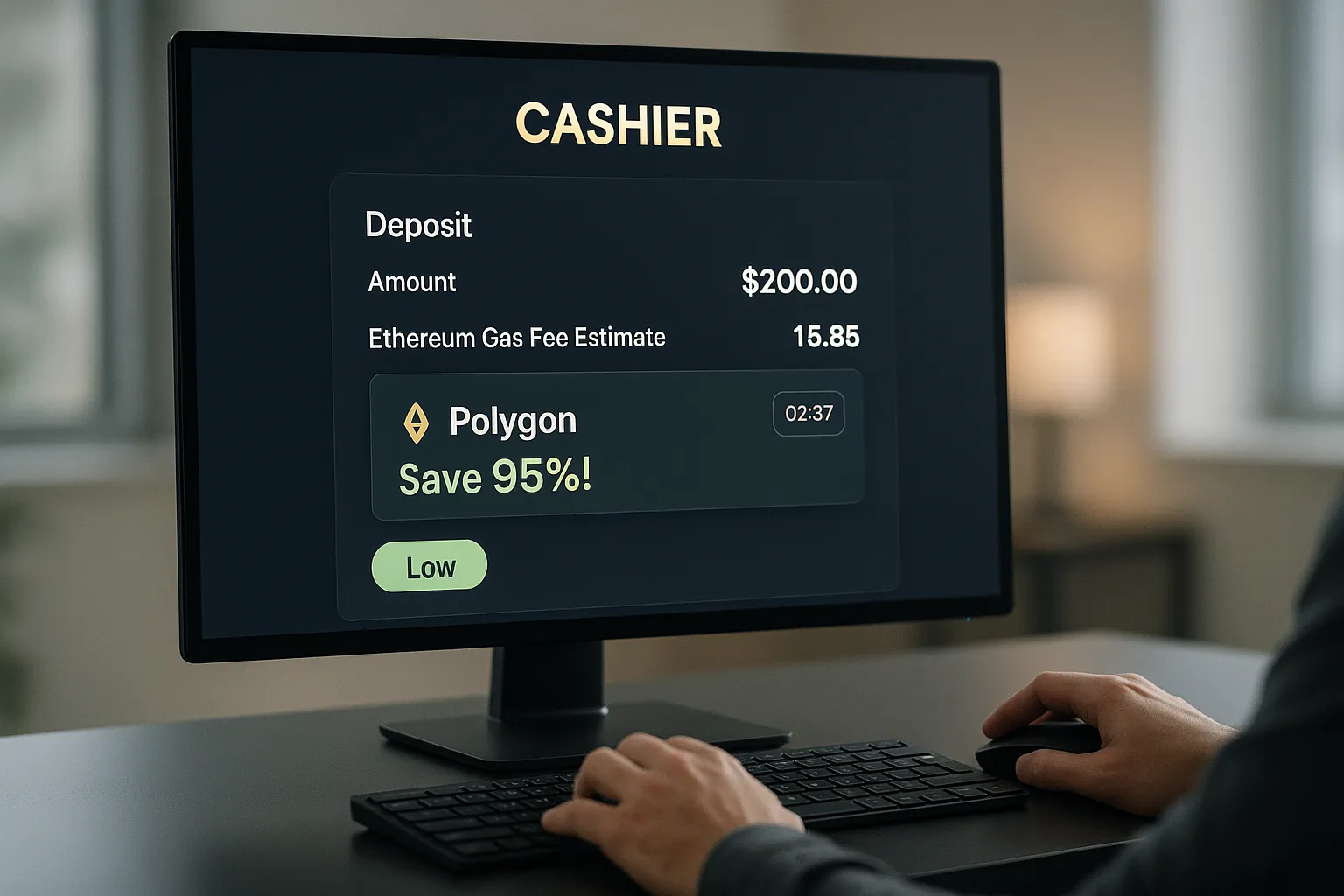Designing a Crypto Cashier That Explains Gas Fees Clearly - Main Image