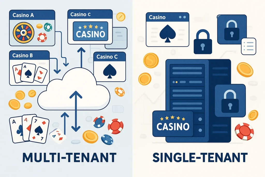 Multi-Tenant vs Single-Tenant Casino Platforms: Pros, Cons, and Cost Models - Main Image