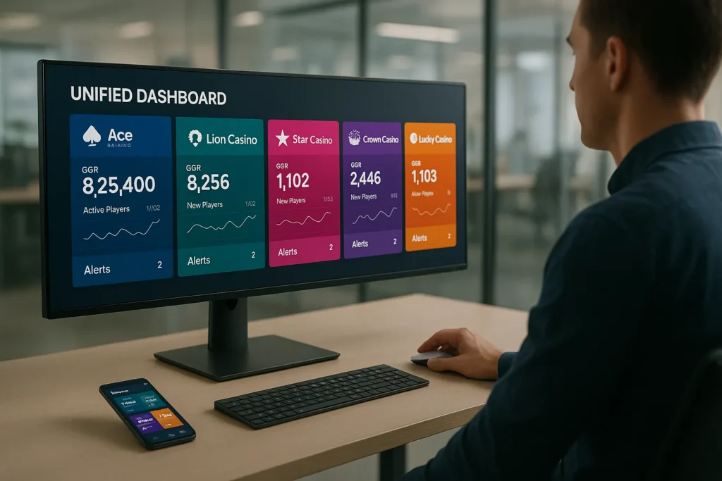 Multi-Brand Backoffice Dashboards: Managing 5 Casinos From One Screen