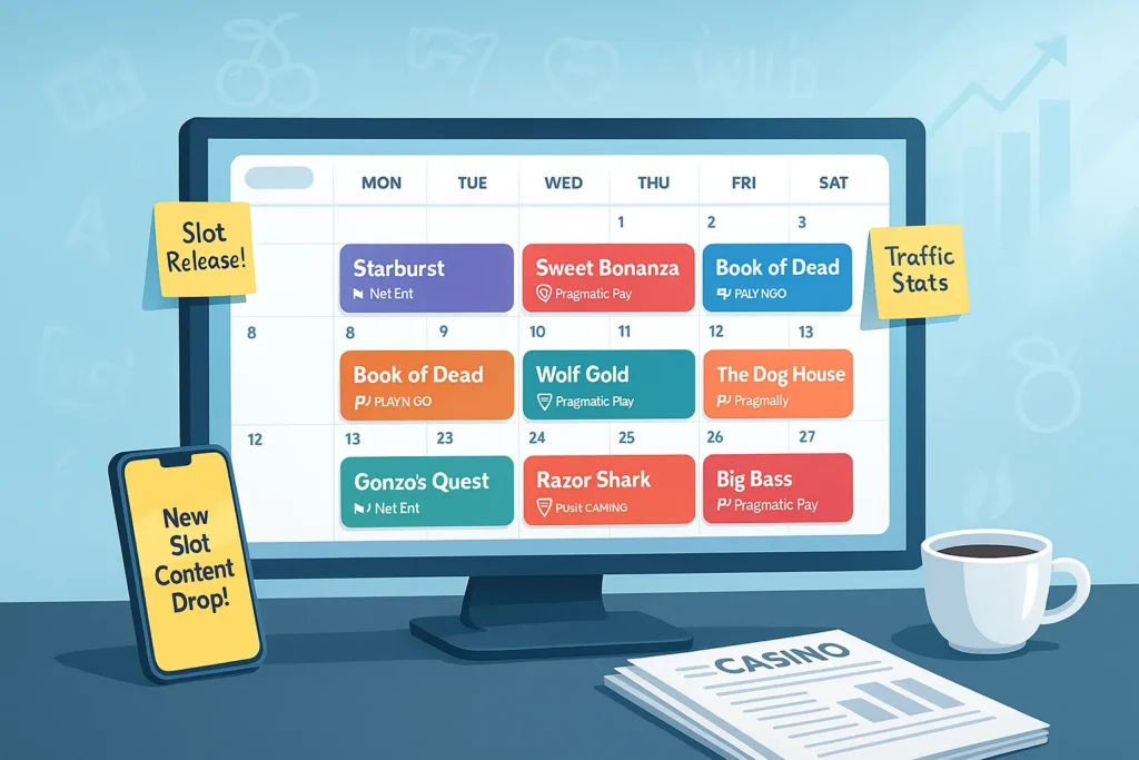 Slot Release Calendars: Planning 2026 Content Drops for Maximum SEO