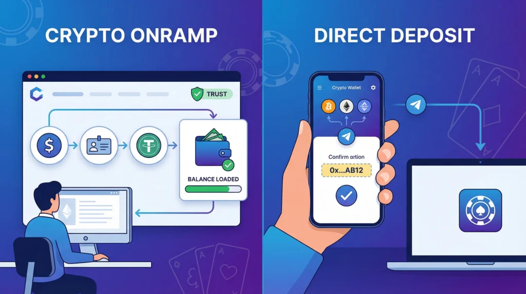 Crypto Onramp vs Direct Deposit: Which Converts Better? - Main Image