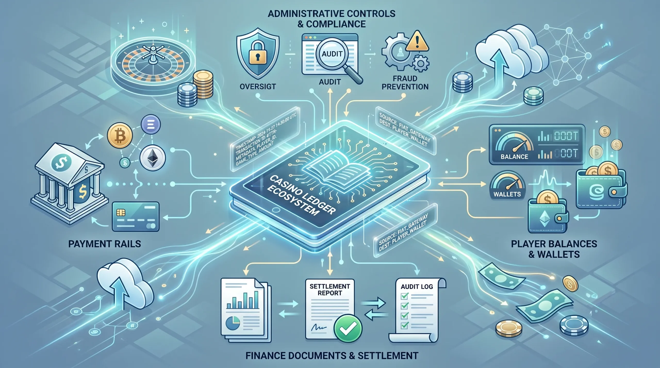 Casino Ledger Design: Audit Trails, Reversals, and Settlements - Main Image