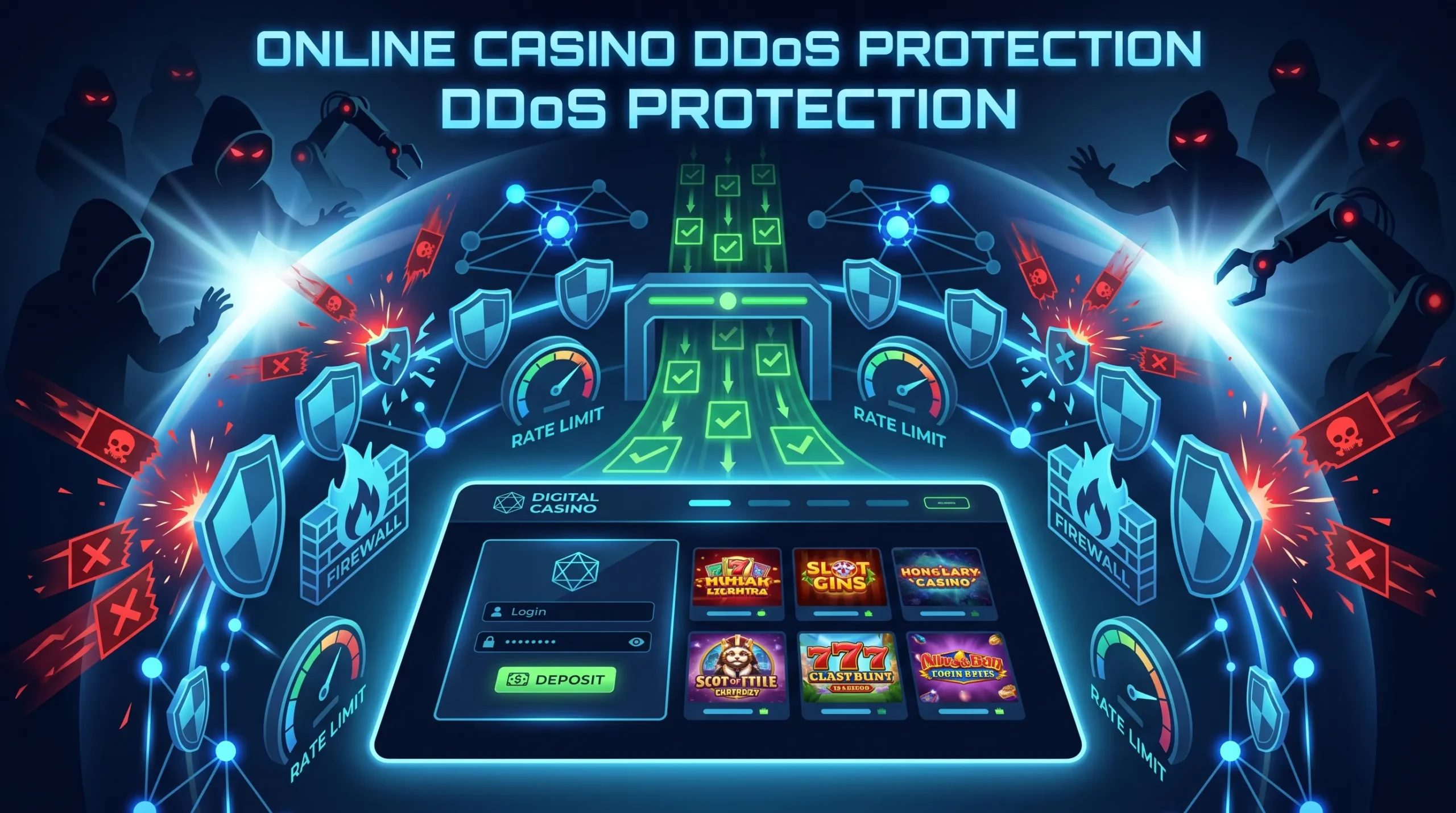 DDoS Protection for Online Casinos: A Layered Setup Guide - Main Image