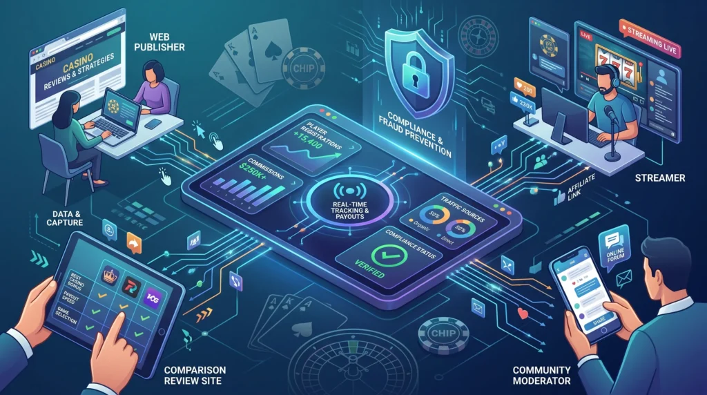 How Affiliate Systems Help Online Casinos Grow - Main Image