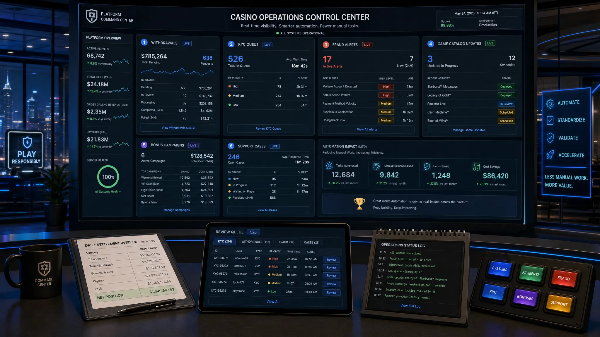 Casino Software Features That Reduce Ops Work - Main Image