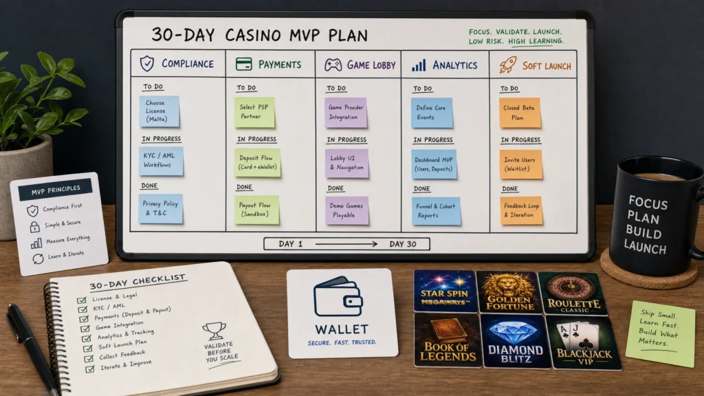 How to Launch a Casino MVP in 30 Days - Main Image