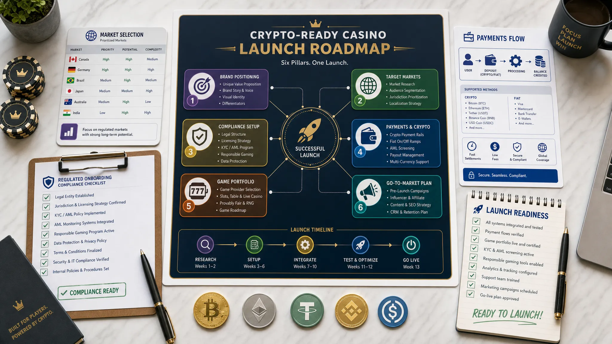 How to Launch a Crypto-Ready Casino Brand - Main Image