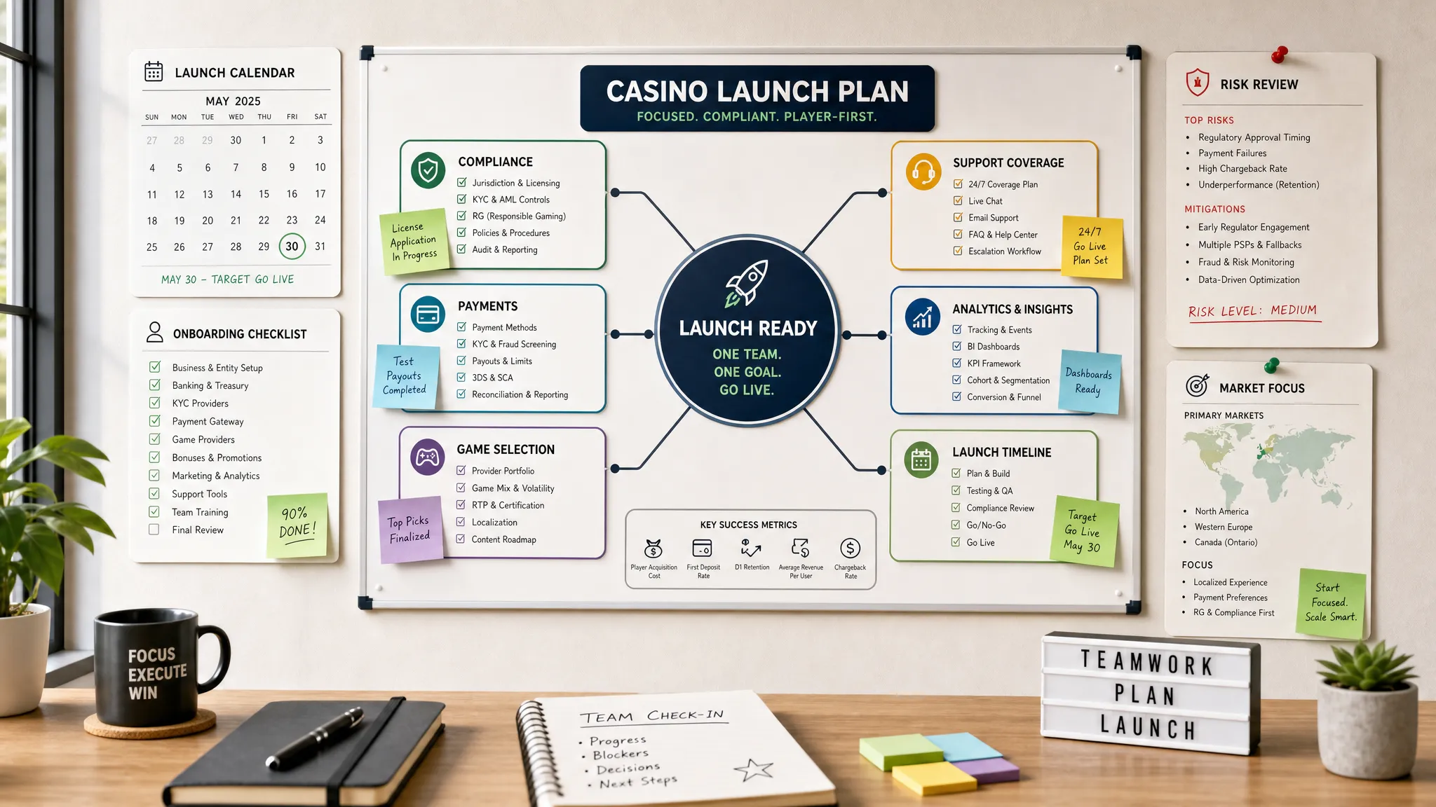 How to Launch an Online Casino With a Lean Team - Main Image