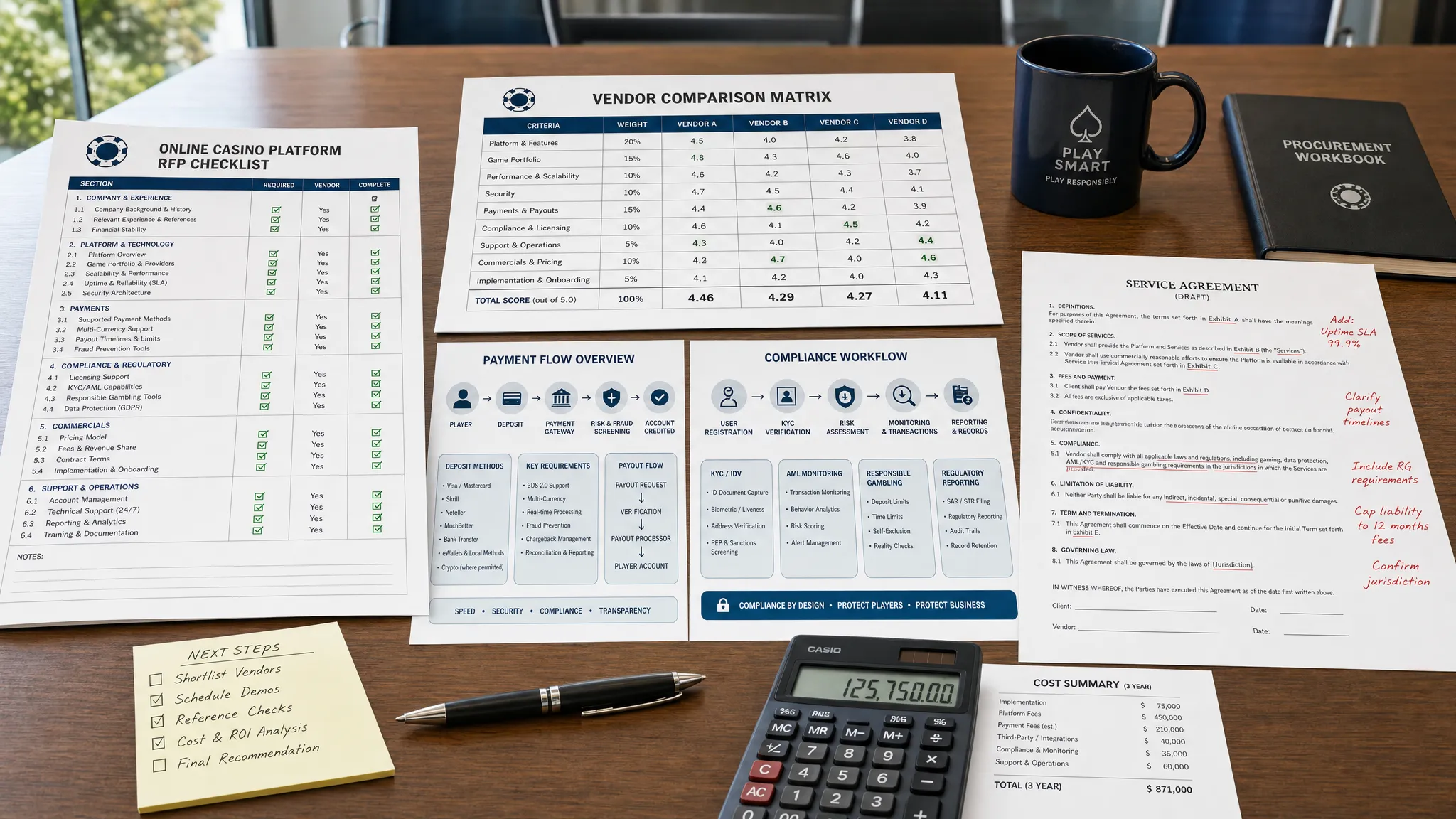Online Casino Platform RFP Template for Operators