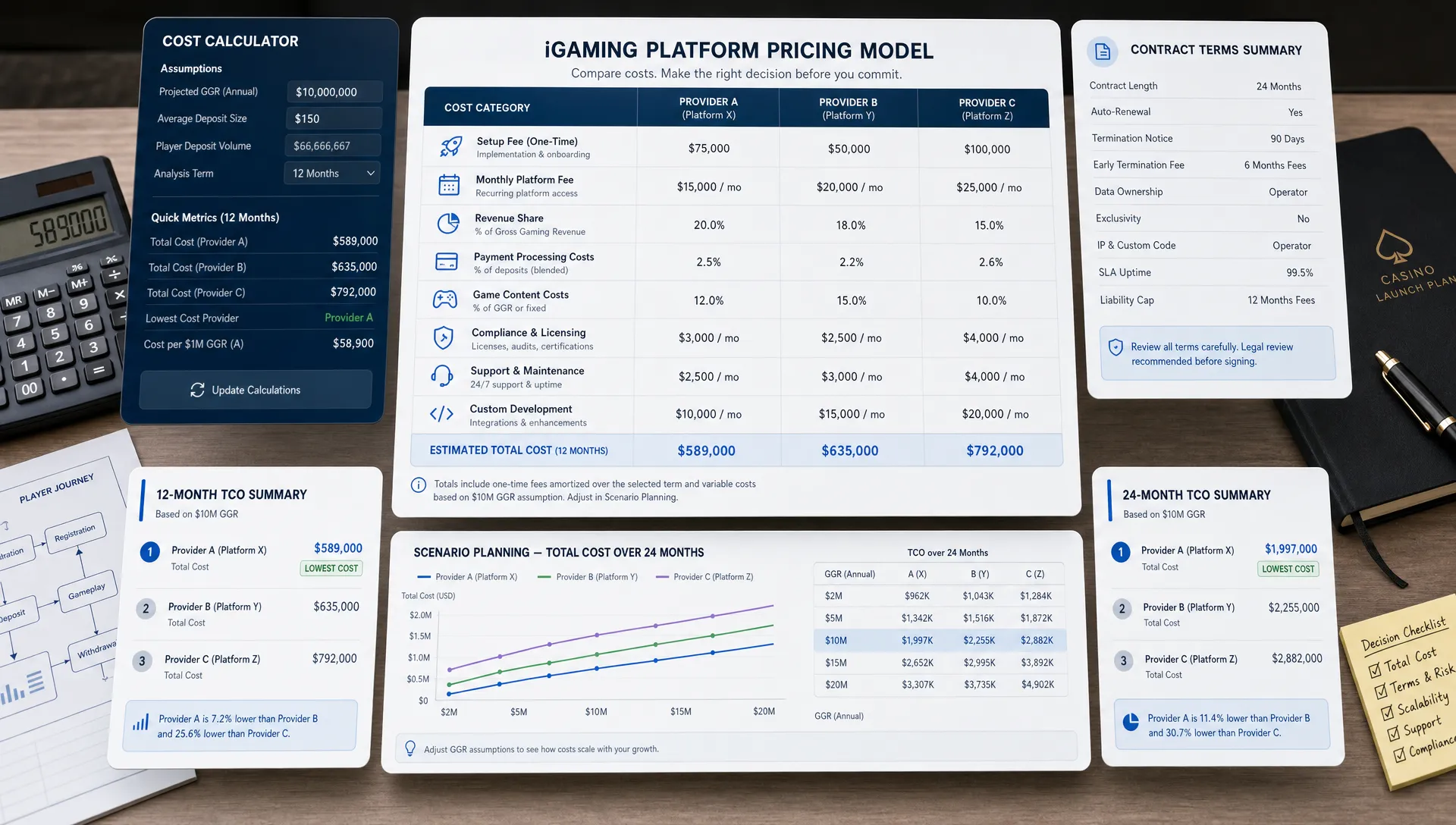 How to Compare Casino Platform Costs Beyond Setup Fees - Main Image