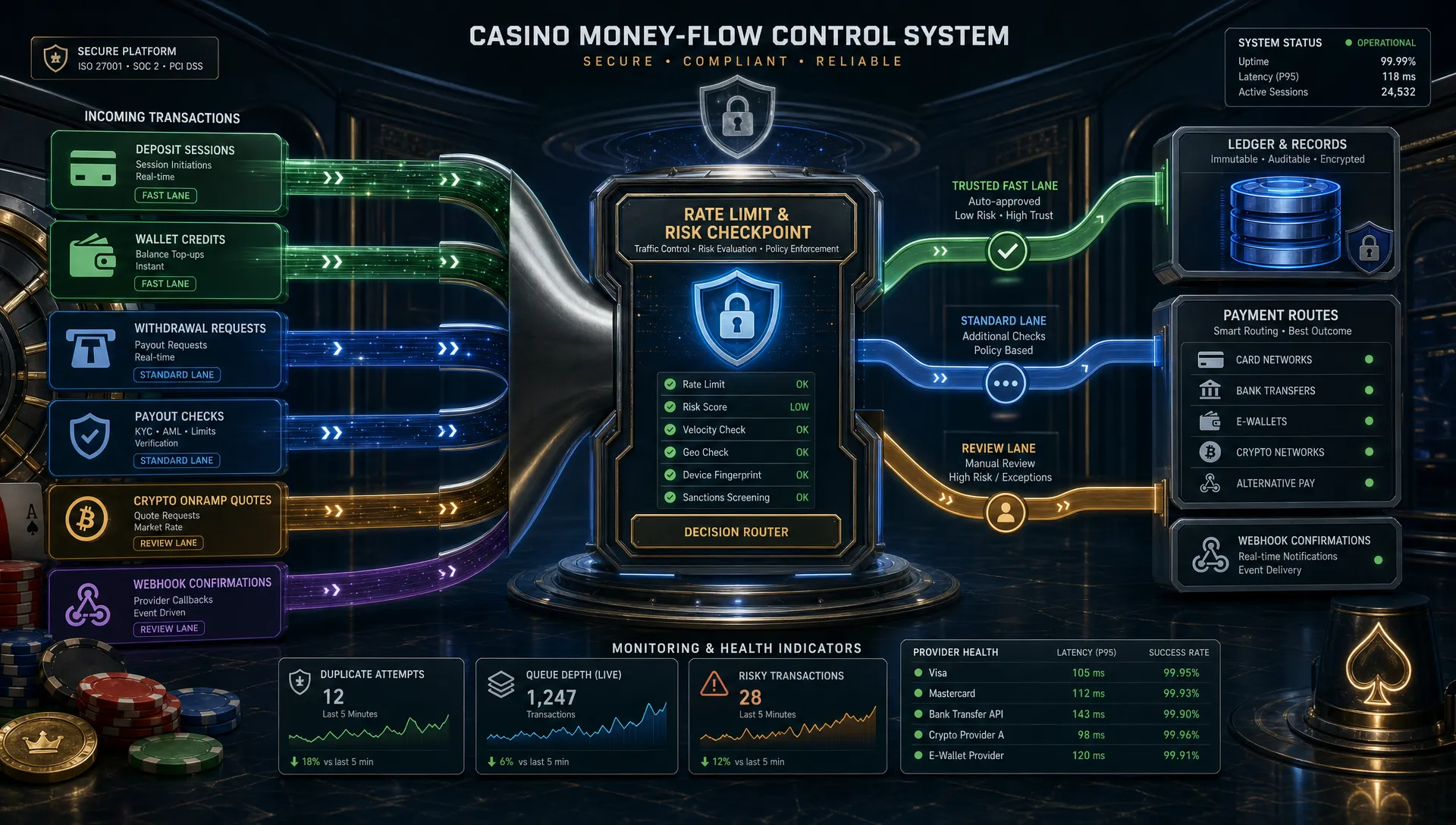 Casino API Rate Limiting: Protecting Money-Movement Flows - Main Image